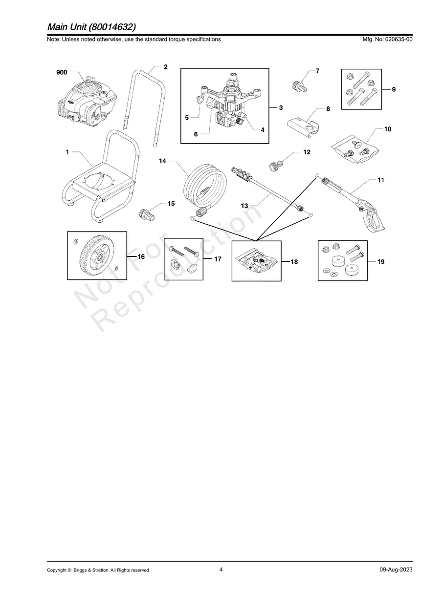 BRIGGS AND STRATTON, 020635-00, IPL.4